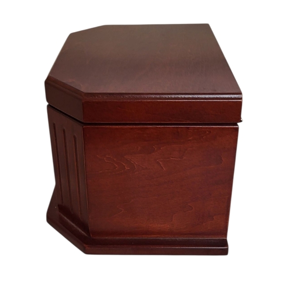 Vintage Bombay Company Mahogany Jewelry Box - Picture 6 of 14